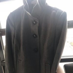 Three button gray peacoat!